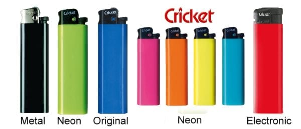 Cricket Feuerzeuge