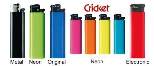 Cricket Feuerzeuge