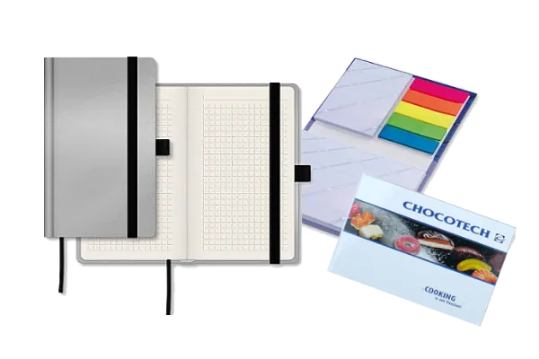 Notizbücher, Haftnotizen, Kombisets Notizbücher, Haftnotizen, Kombisets